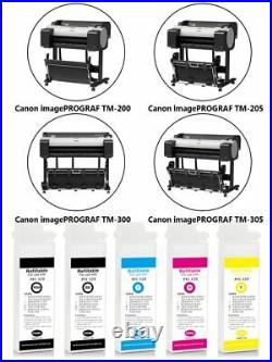 5PC PFI-320 Refillable Ink Cartridge With Chip For Canon TM-200 200 205 300 305