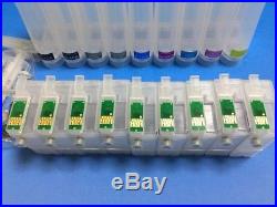 5X Empty CISS ink system for Epso n Surecolor P600 printer with ARC T7601-T7609