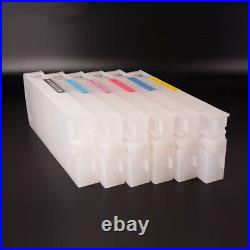 6 Colors/Set For HP 790 Empty Refillable 1300ml Bulk Ink Cartridge For HP 9000