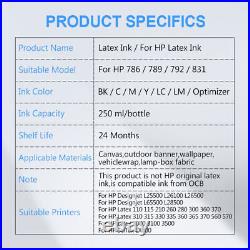 6250ml Latex Ink For HP Designjet L25500 L26100 L26500 L65500 L28500 110 210