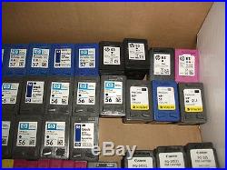 66 Genuine Virgin HP & Cannon Black Tri Color EMPTY Ink Cartridge Never Refilled