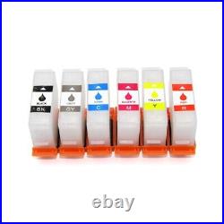 6PC/set Emptyl Ink Cartridges for Expression Photo HD XP-15000/XP15010