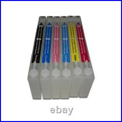 6pc Empty Refillable Ink Cartridge with Chips for Fujifilm Frontier-S DX-100
