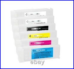 6x Set Empty Refillable Ink Cartridge For Epson Sure Color SC-F2000 F2100 F2130