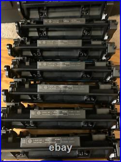 7 (Seven) EMPTY VIRGIN GENUINE W1480A HP 148A BLACK TONER CARTRIDGES FREE SHIP