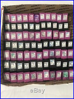 77 Virgin empty HP 61 Ink Cartridges Black And Color
