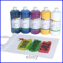 8 Colors (K C M Y +4 White) A2 DTG Printer with Double 4720 Printheads