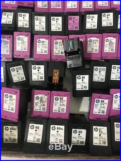 80 EMPTY HP 64,65 Xl Color And Black ink cartridges-Virgin