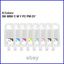 8Colors/Set PFI-704 Refillable Ink Cartridge For Canon iPF8300 iPF8300S iPF8310