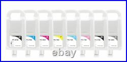 8PC PFI-1700 Refillable Ink Cartridge With Chip For Canon PRO-2000 4000s 6000s
