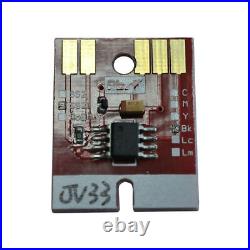 8Pcs Chip Permanent for Mimaki JV33 CJV30 JV5 SS21 Cartridge C/M/Y/K/LC/LM/LK/OR