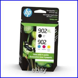 902 / 902XL (T0A39AN) Ink Cartridges (Cyan Magenta Yellow Black) 4-Pack in