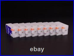 9PC/SET Empty Refillable Ink Cartridge With Chip For SC-P800 Printer