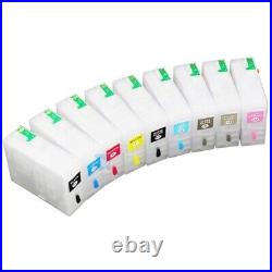 9pcs Refillable Ink Cartridges with permanent Chip Fo Epson surecolor p800 SC-P8