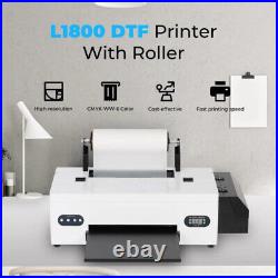 A3 L1800 DTF Printer With Roll Feeder for Clothes Hoodies Jeans