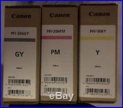 Canon Authentic PFI-306 Toner 3 Colors MIB