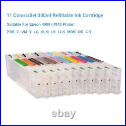 Compatible Empty Ink Cartridge For Stylus Pro 4900 4910 Printer 11Colors/Set