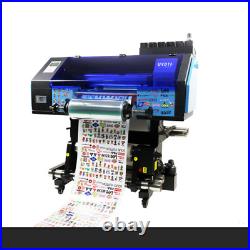 Double XP600 Head A3 Crystal Label Printer UV DTF Transfer Stickers Printer