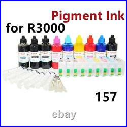 EMPTY 9X100ML Refill Pigment, Sublimation Ink Cartridge kit T157 157 for