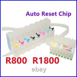 EMPTY Dye Pigment refillable cartridge CISS ink system for Stylus R800 R1800