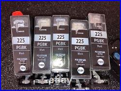 EMPTY INK Cartridge Canon 225 PGBK PGI-225PGBK (Lot of 5)