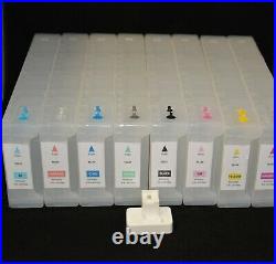 EMPTY Refill Ink Cartridge +Chip Reseter alternative for Stylus Pro GS6000