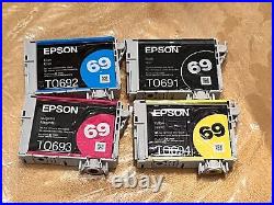 EPSON 69 LOT OF 120 EMPTY INK CARTRIDGES 30 Of Each Color