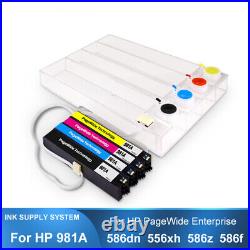 Empty CISS For HP 981 With ARC Chips For HP 586dn 556xh Printer