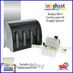 Empty CISS Inkghost compatible with Epson Workforce WF7610 7620 sublimation ink