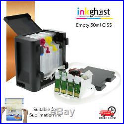 Empty CISS Inkghost for Epson WF-2630 XP-220 320 420 22XL sublimation edible ink