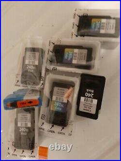 Empty Canon Ink Cartridges (3) 241xl, (2) 240xl (1)240 + (1) brand new Bonus Hp