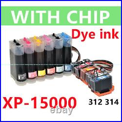 Empty, Dye, Pig, Sub, CISS CIS Ink System for XP-15000 T312 T314 with chip