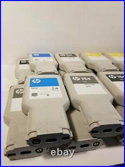 Empty Genuine HP Designjet T3500 764 Ink Cartridges 22 In All