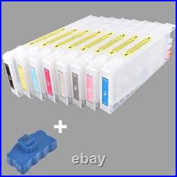 Empty Refillable Ink Cartridge Chip Resetter For Epson Stylus Pro 7800 9800 7880