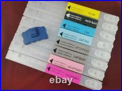 Empty Refillable Ink Cartridge Chip Resetter For Epson Stylus Pro 7880 9880 CISS