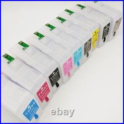 Empty Refillable Ink Cartridge For Epson Stylus Pro 3880 Printer Ink With Chip