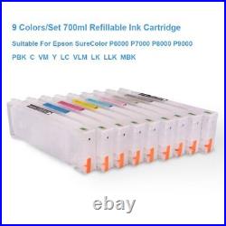 Empty Refillable Ink Cartridge For Epson SureColor P6000 P7000 P8000 P9000 Print