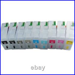 Empty Refillable Ink Cartridge For Epson SureColor P800 SC-P800 Printer 80ML/PC