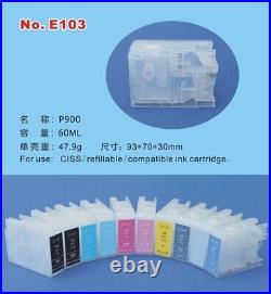 Empty Refillable Ink Cartridge For Epson Surecolor P700 P900 P908 Inkjet Printer