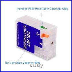Empty Refillable Ink Cartridge With Reset Chip For Epson SureColor P800 SC-P800