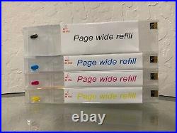 Empty Refillable Set Compatible For HP 970 971 X551dw Cartridges