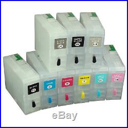 Empty Refillable ink Cartridge set for Stylus pro3800 3800 T5801-T5809 with Chip