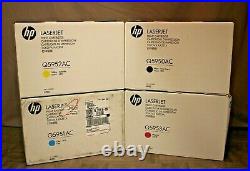 EmptyHP Q5950AC I Q5951AC I Q5952AC I Q5953AC LASERJET Print Toner Cartridge Set
