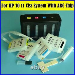 For HP 10 11 CISS For HP Designjet 70 100 110 100Plus 110Plus 10 20 50 2800dtn