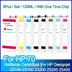 For HP 70 Empty Ink Cartridge For HP Z2100 Z3100 Z3200 Z5200 Z5400 Printer