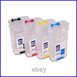 For HP 728 728XL Refillable Ink Cartridge With Chip For HP DesignJet T730 T830