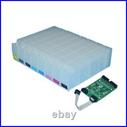 For HP 91 Refillable Ink Cartridge For HP Designjet Z6100 Permanent Chip Decoder