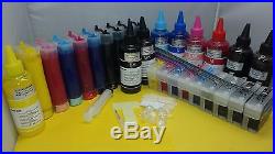 Full Ciss for use in EPSON R3000 printer cartridge T157 Empty +900ml Pigment ink