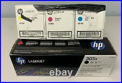 Full Sealed Genuine HP 305X 305A Toner Cartridges CE410X CE411A CE412A CE413A