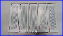 Genuine Canon 118 Full CMYK Toner Set with Extra Black New in Sealed Boxes